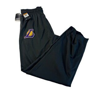 Nike Dri-Fit Lakers NBA Athletic Warm-Up Knit Pants SZ 2XL Gray NEW